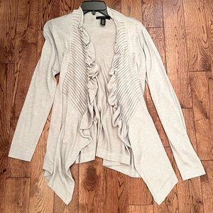 Kenneth Cole silver cardigan